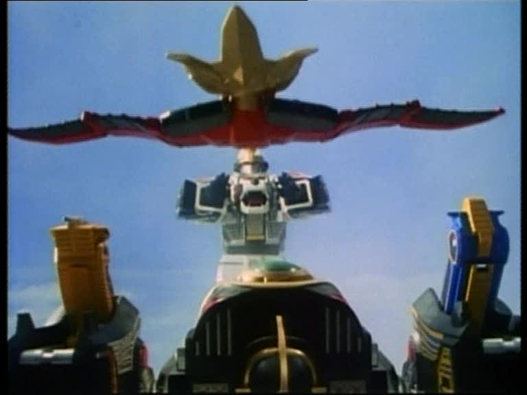 Formation du Tigre Megazord Formation du Tigre Megazord