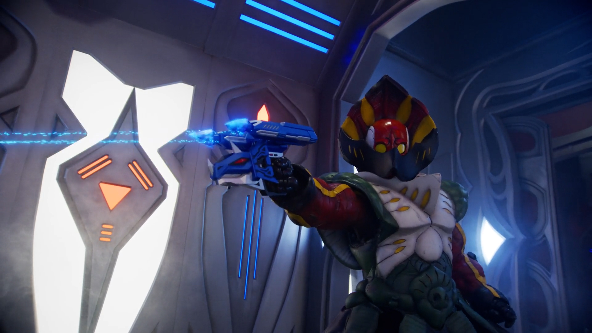 Garde de sécurité avec Blaster Tricéra Garde de sécurité avec Blaster Tricéra