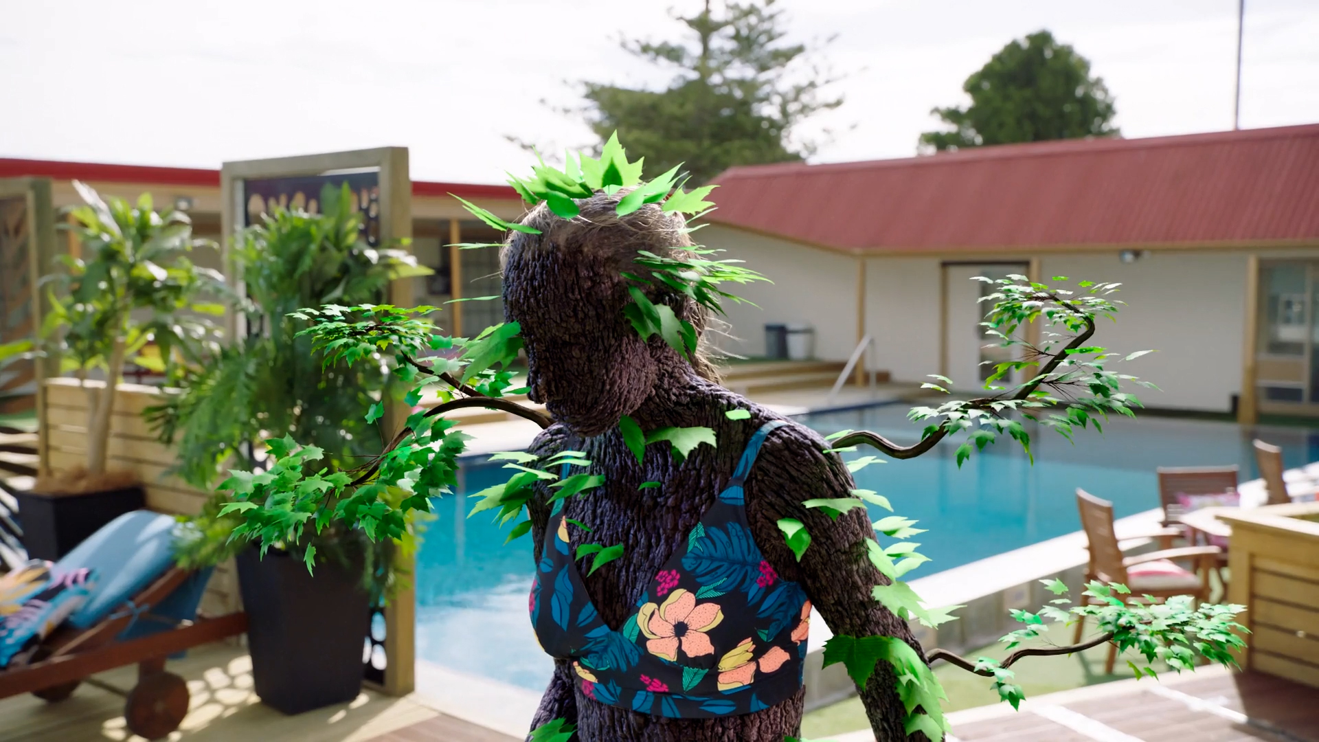 Jane transformée en arbre