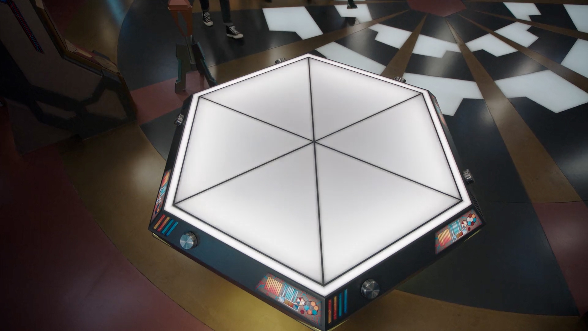 Galaxie affichée sur la Table holographique