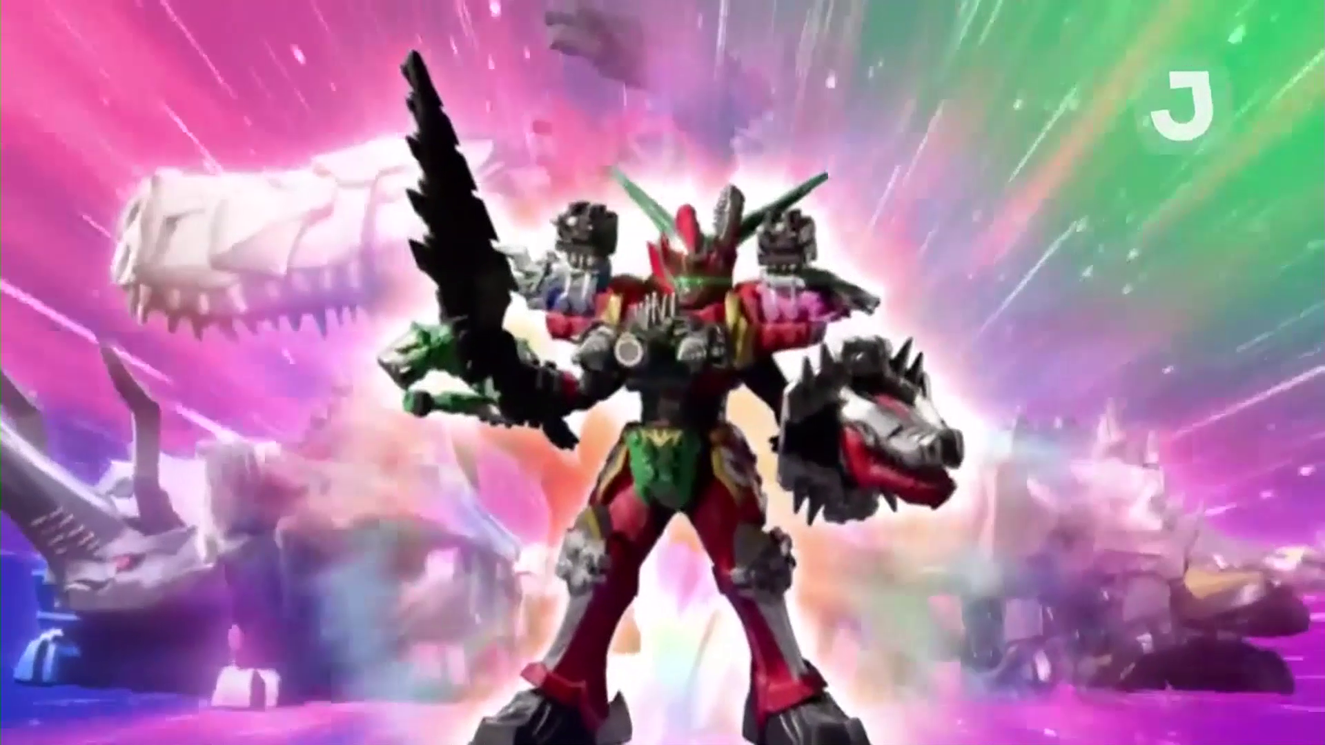 Megazord Dino Fury Formation Guerrier