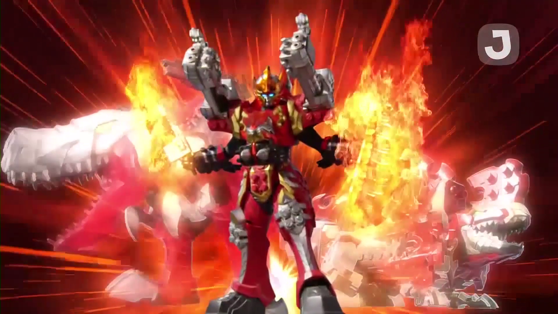 Megazord T-Rex Flamboyant