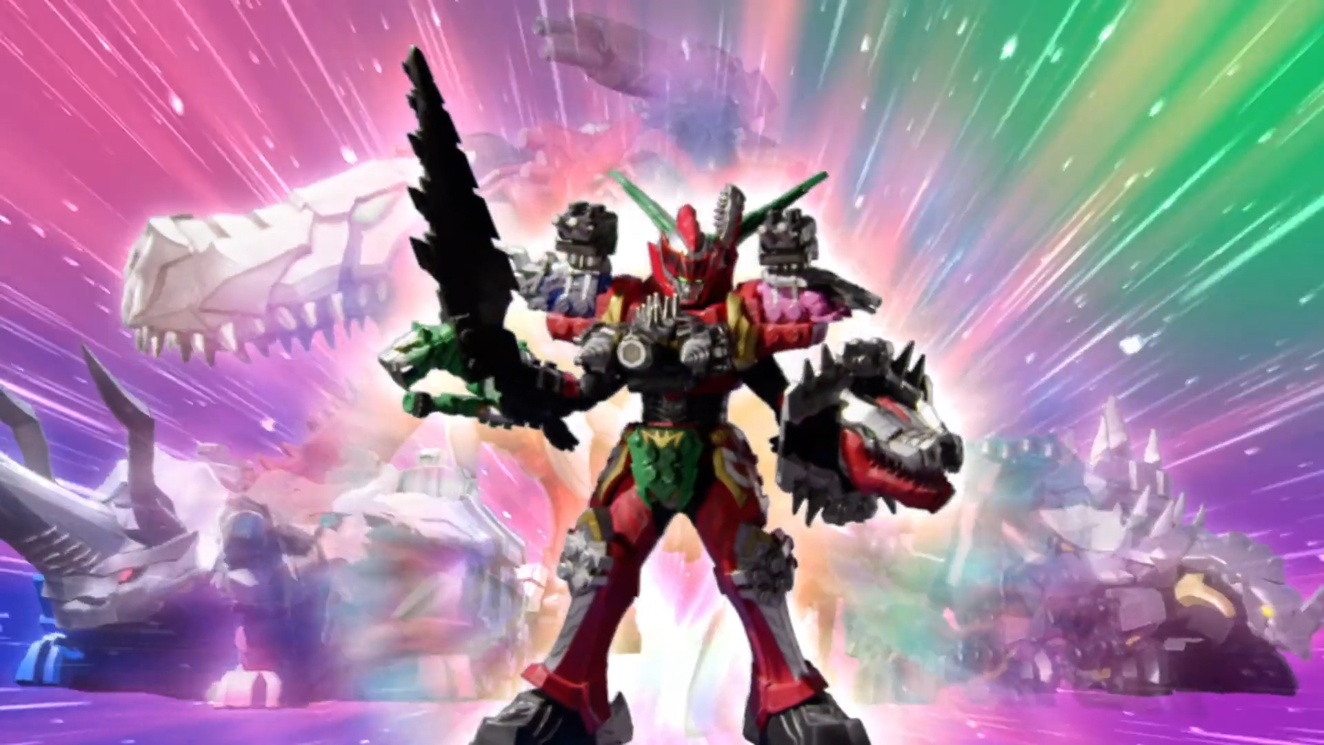 Megazord Dino Fury Formation Guerrier