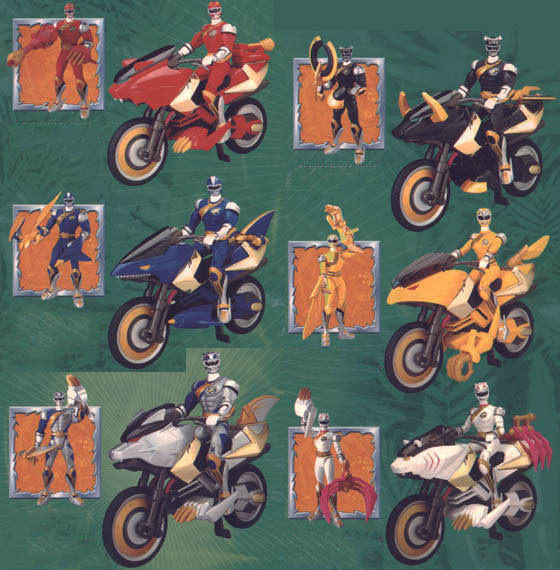 Motos Sauvages et Figurines 12,5 cm