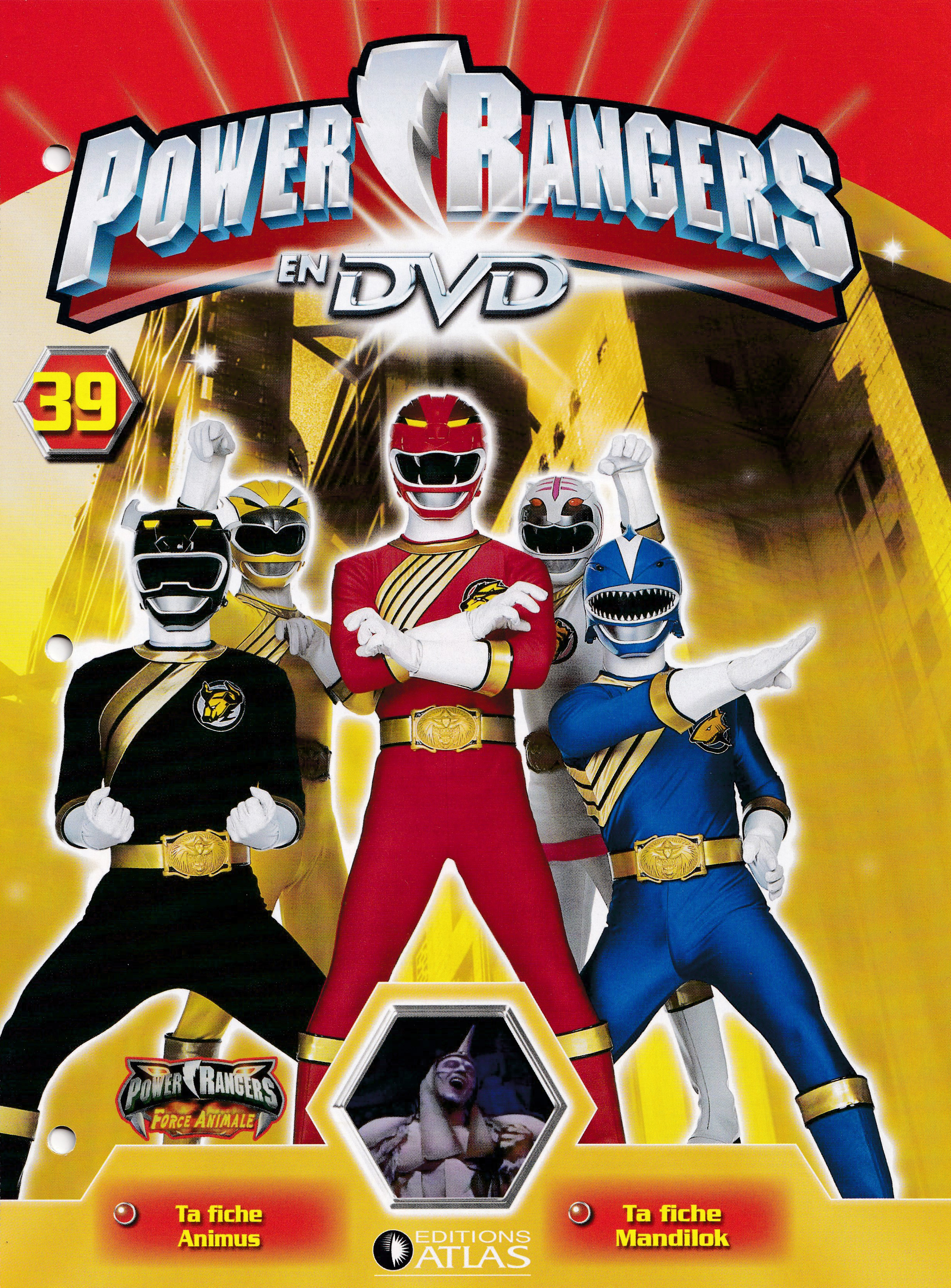 Power Rangers en DVD n°39