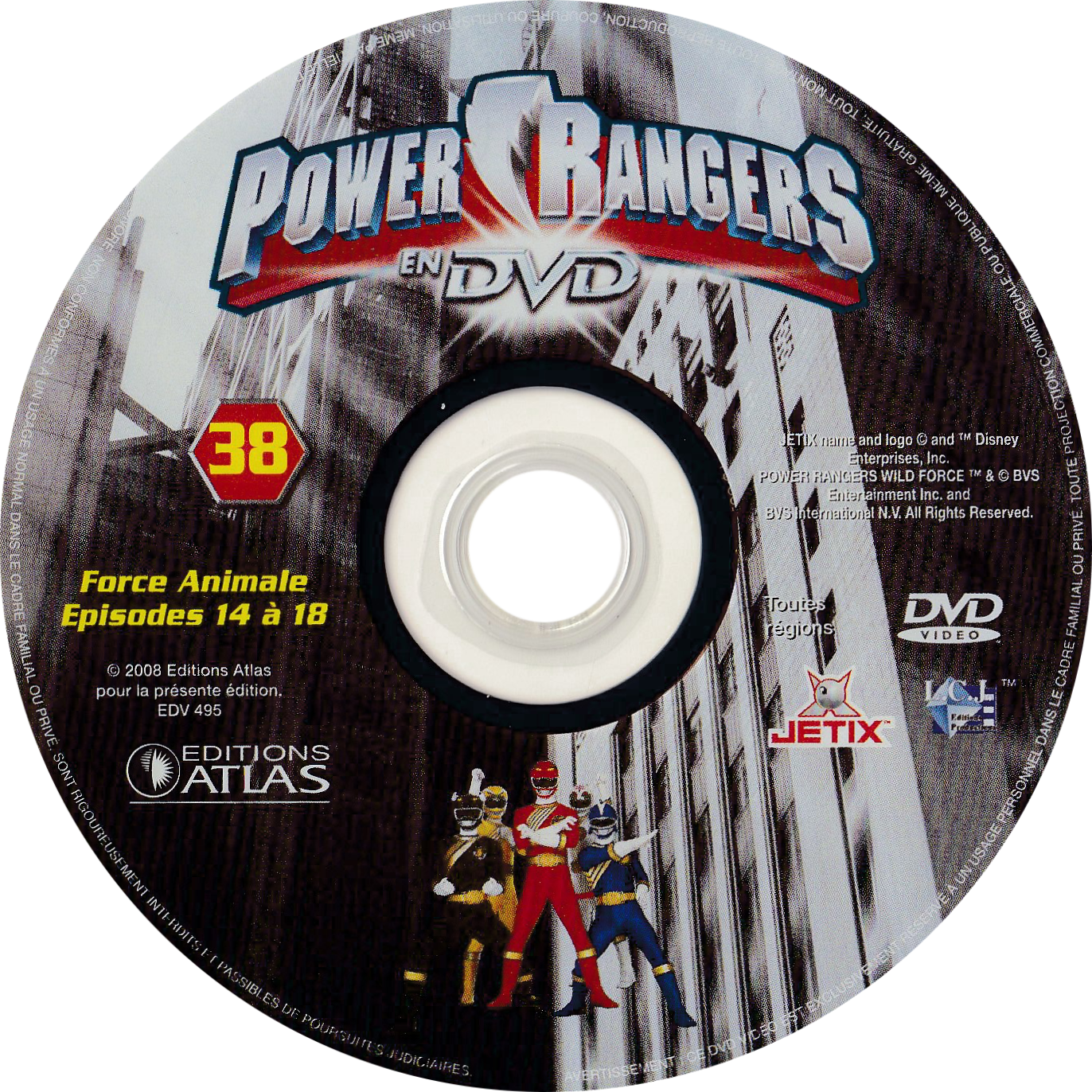 Power Rangers en DVD n°38