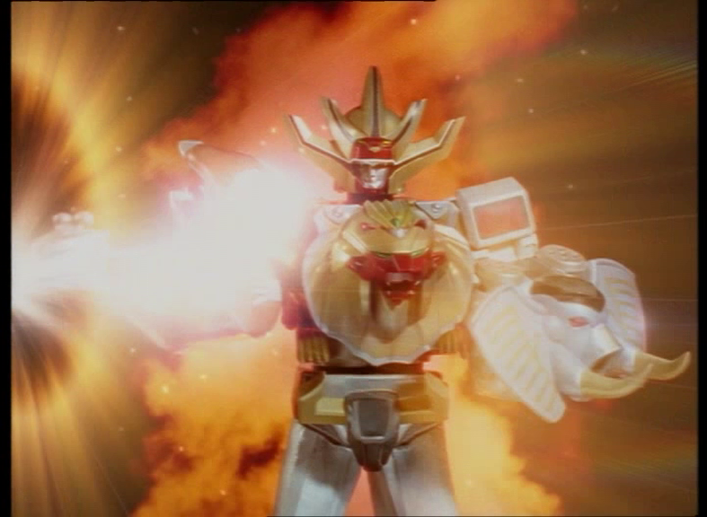 Megazord Force Animale Mode Lance et Bouclier