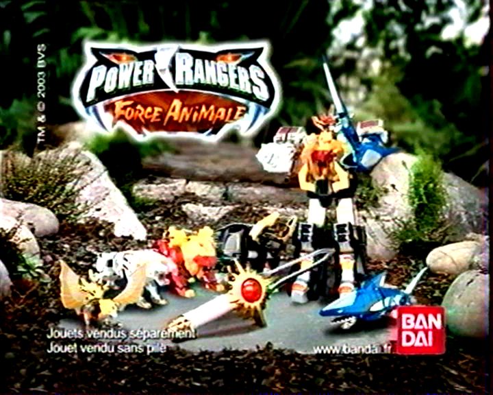 Bandai - Sabre Cristal et DX Megazord Force Animale