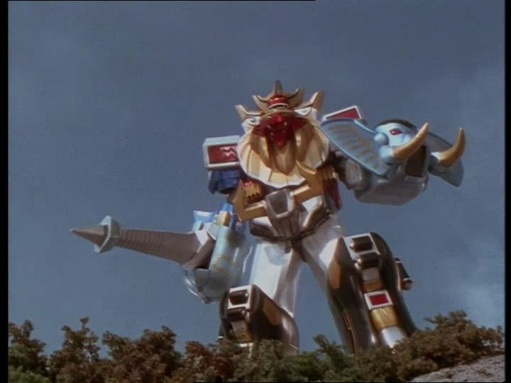 Megazord Force Animale Mode Epée et Bouclier