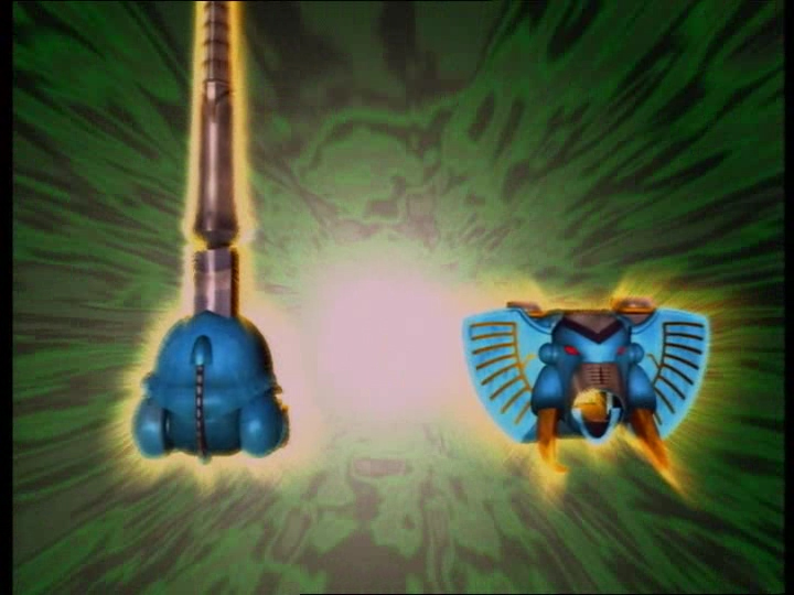 Formation du Megazord Force Animale Mode Epée et Bouclier