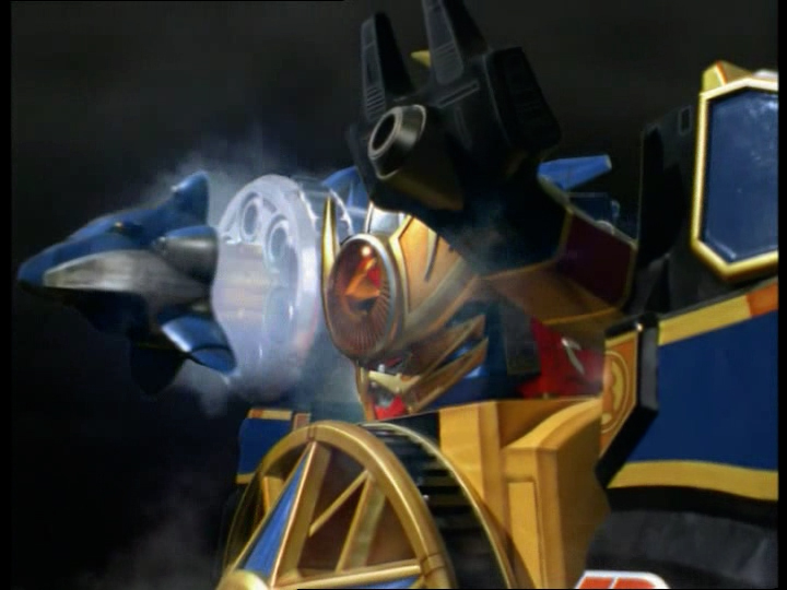 Formation du Megazord Super Cyclone