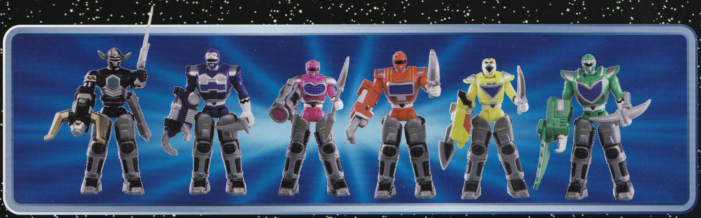 Figurines Power Rangers Explorateurs 10 cm