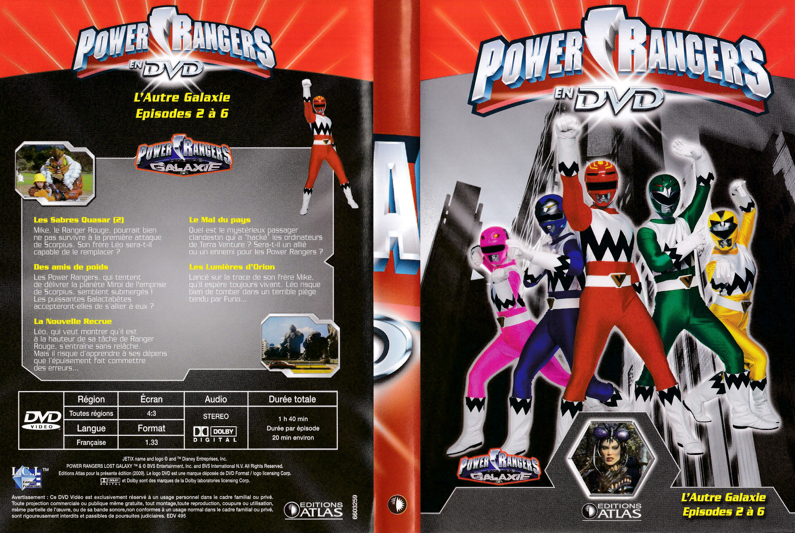 Power Rangers en DVD n°59