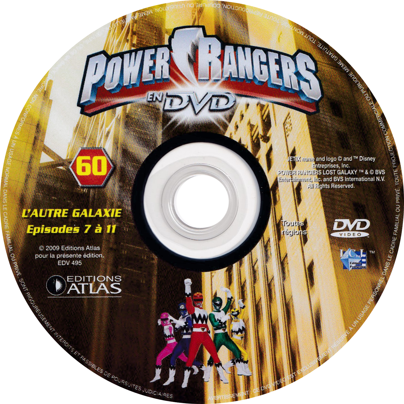 Power Rangers en DVD n°60