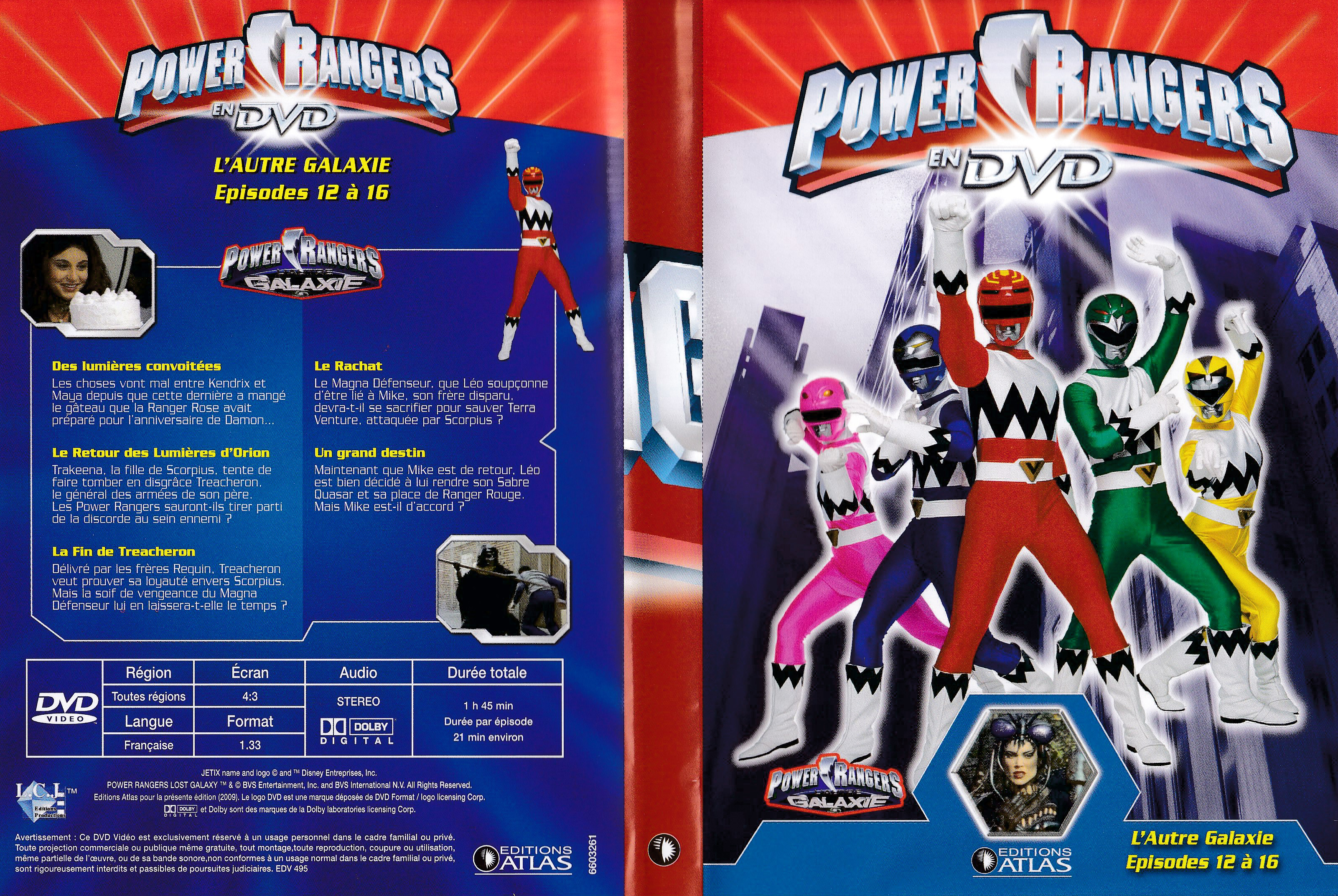 Power Rangers en DVD n°61