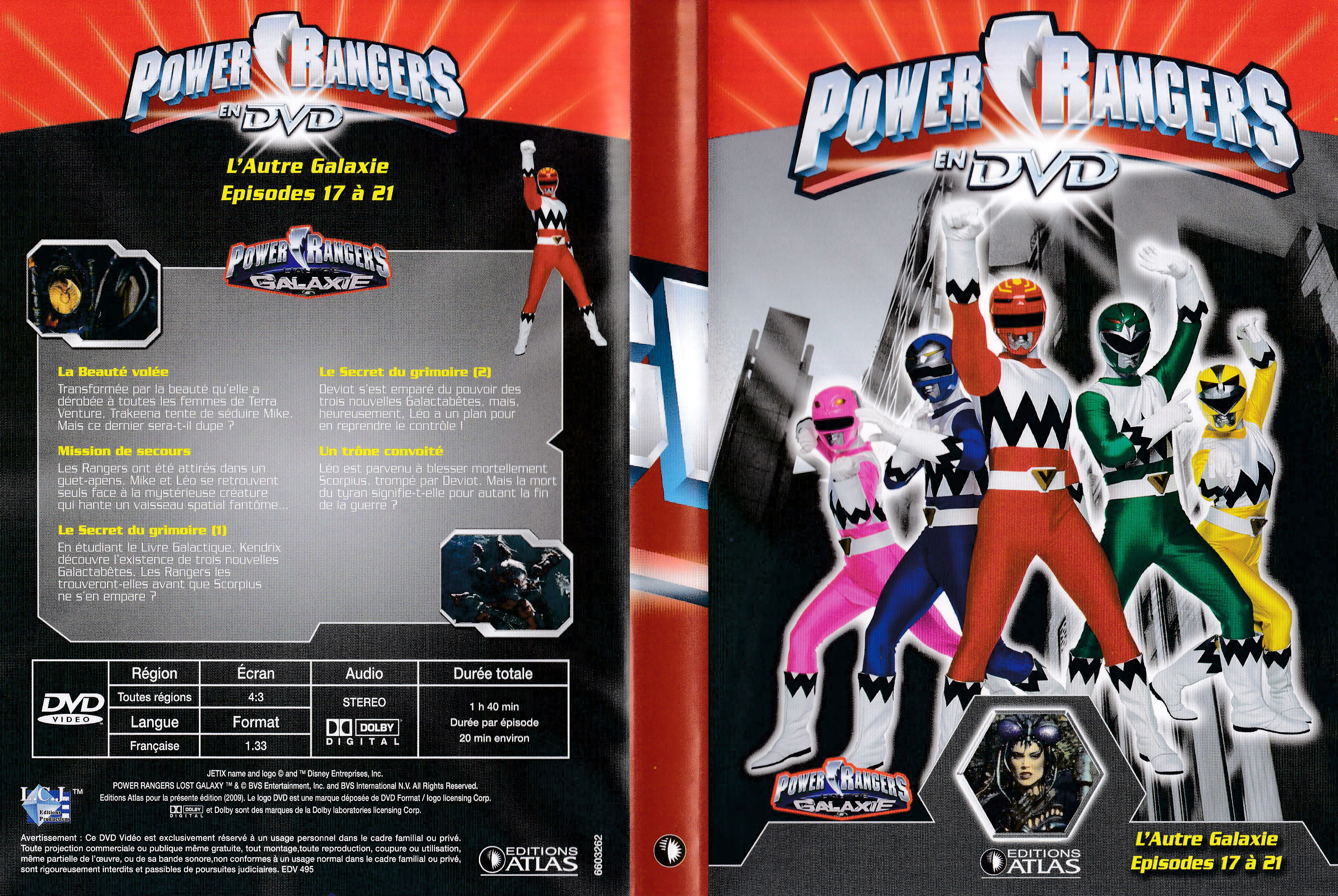 Power Rangers en DVD n°62