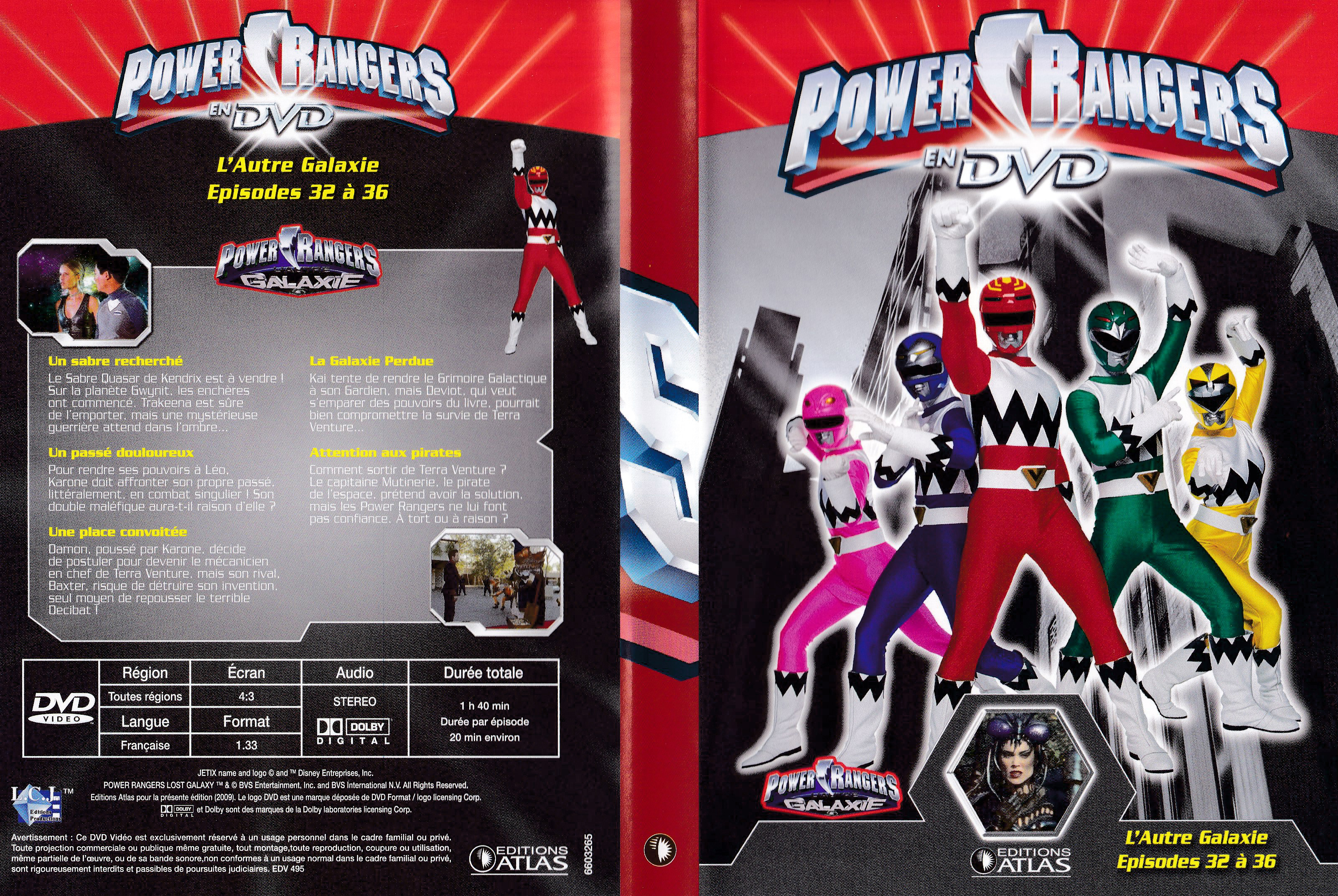 Power Rangers en DVD n°65