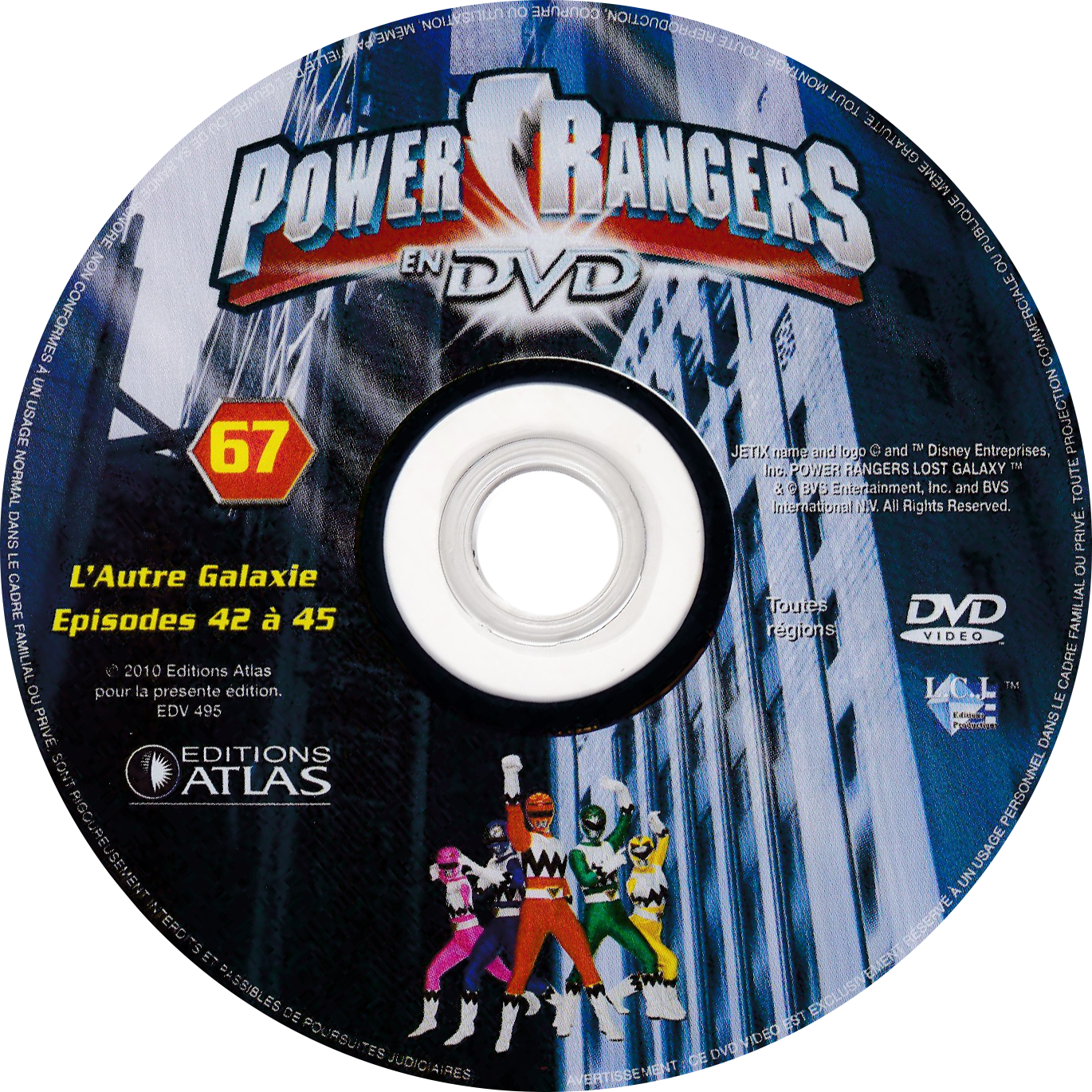 Power Rangers en DVD n°67