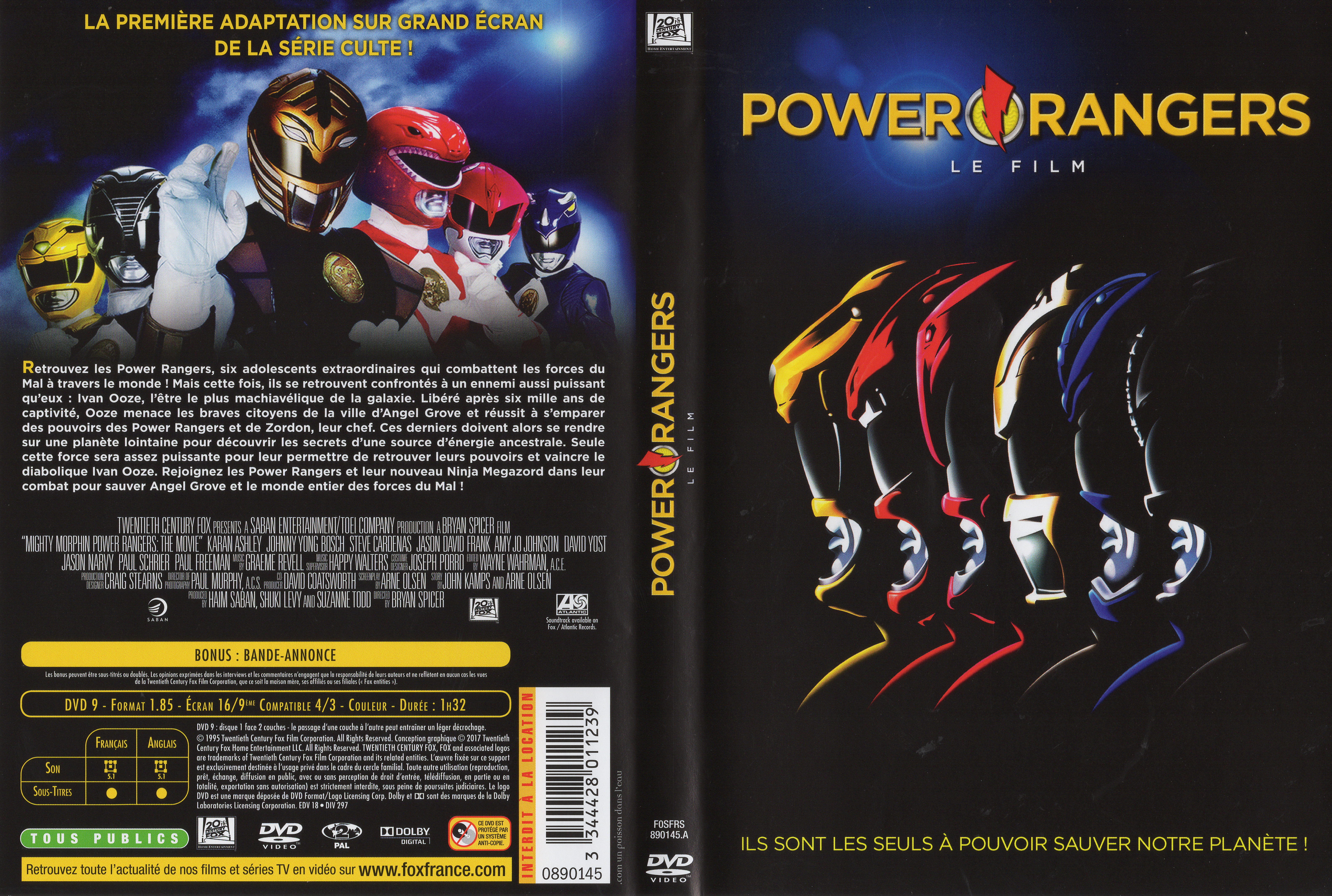 Power Rangers le Film