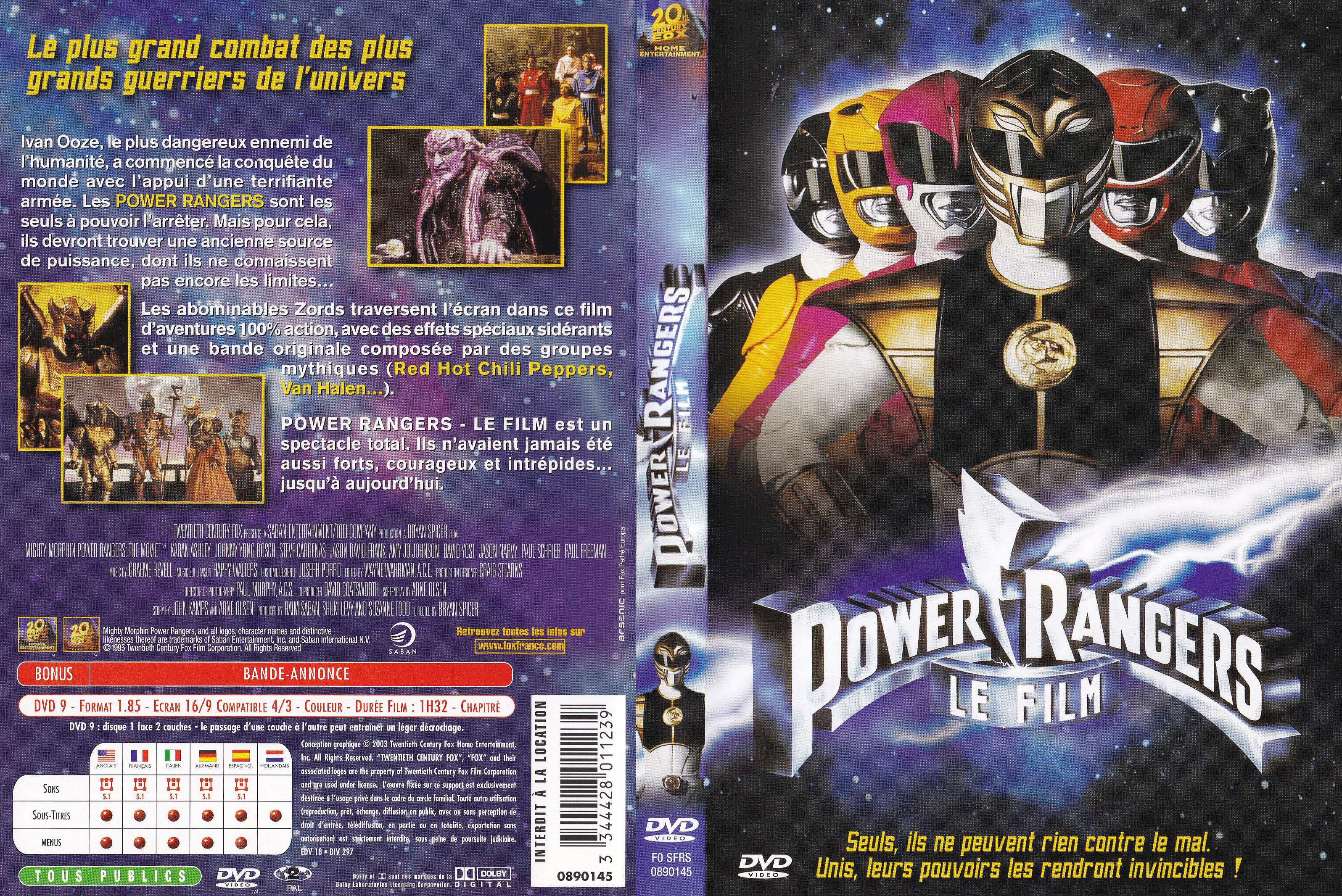 Power Rangers le Film