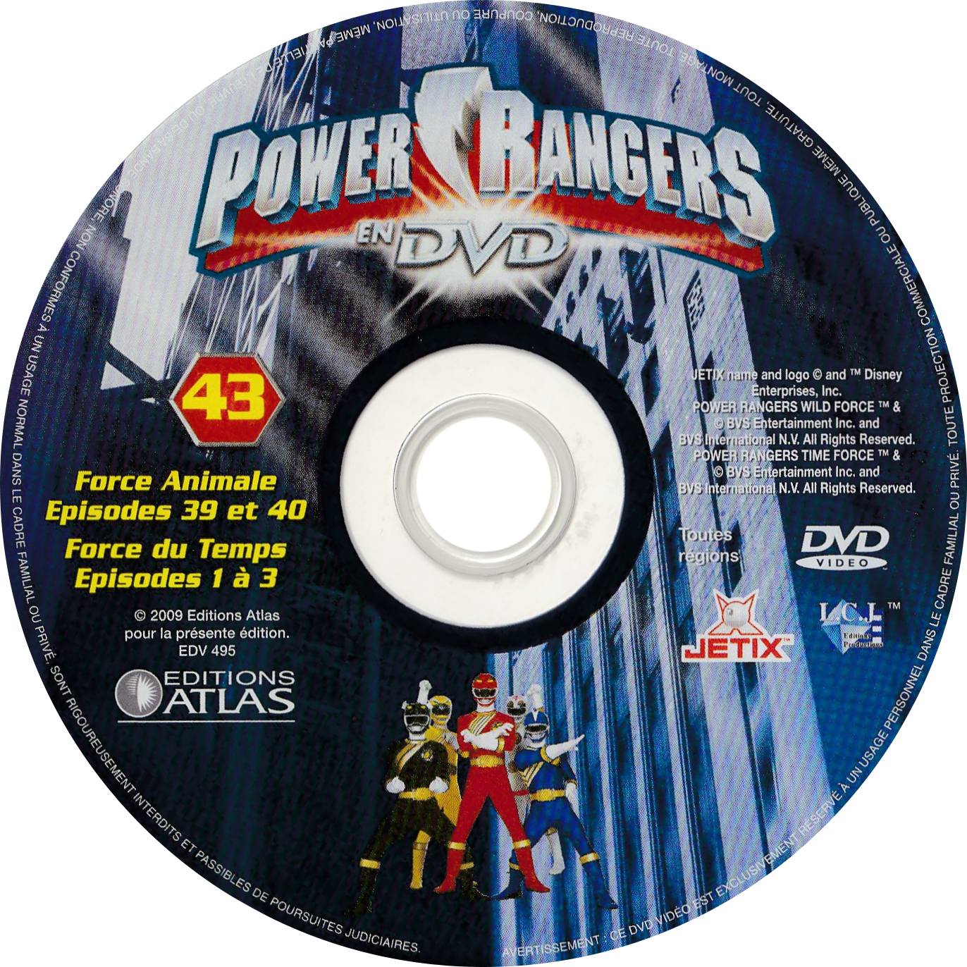 Power Rangers en DVD n°43