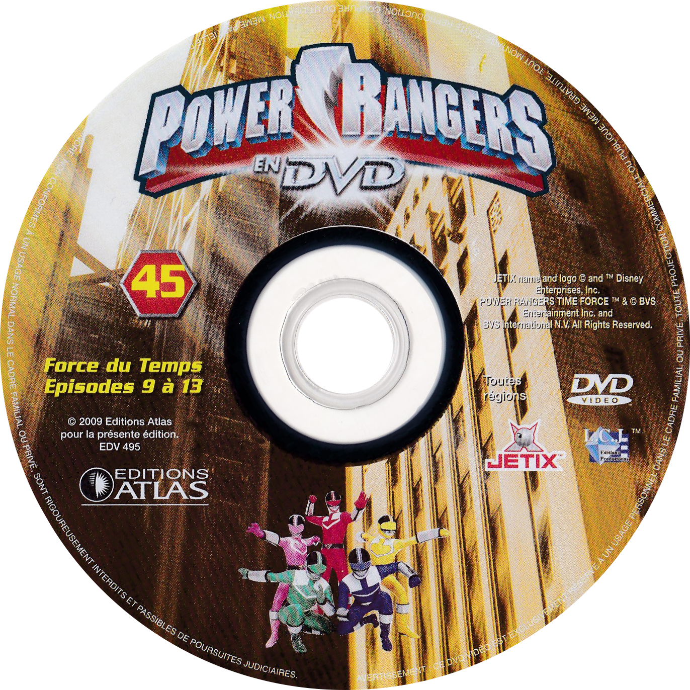 Power Rangers en DVD n°45