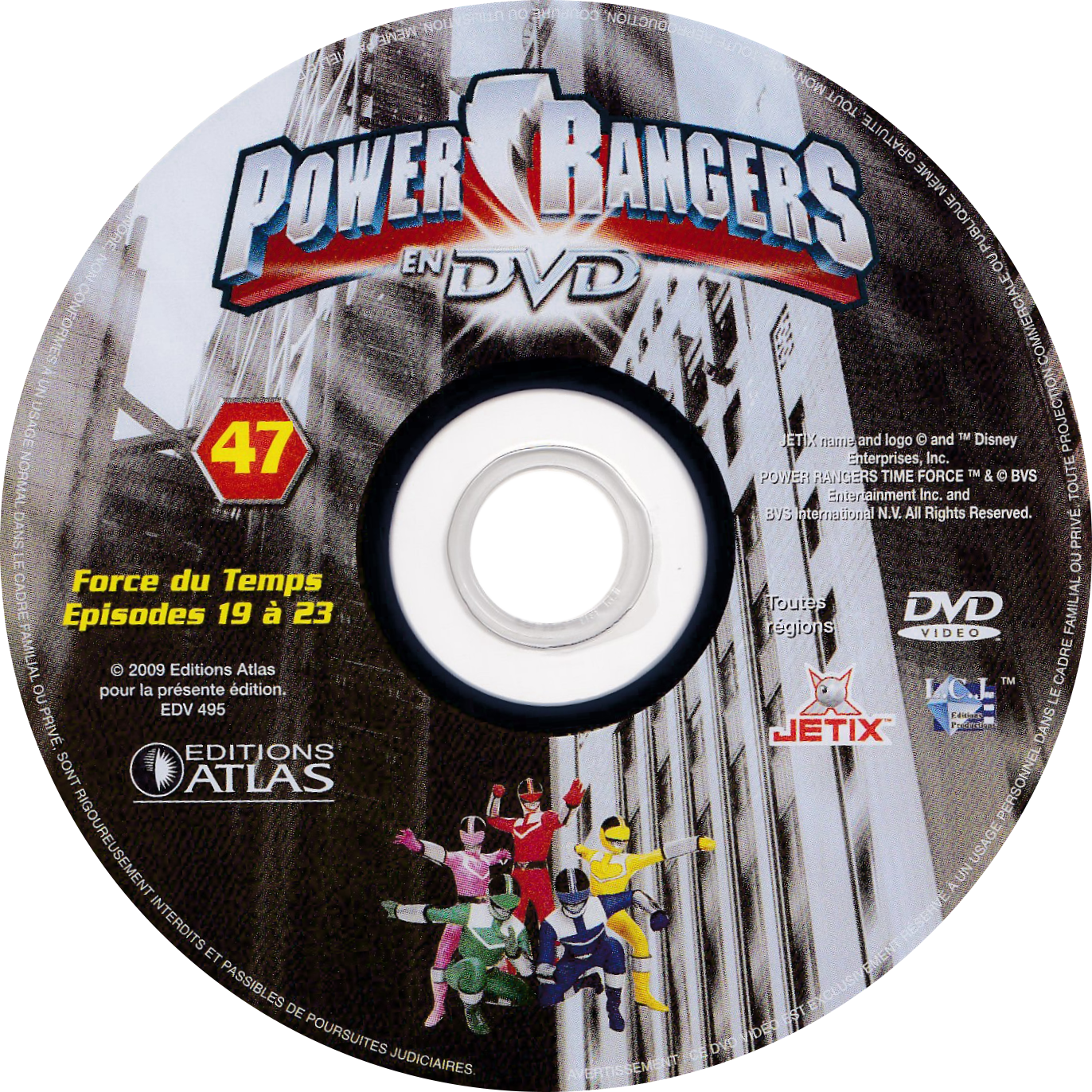 Power Rangers en DVD n°47