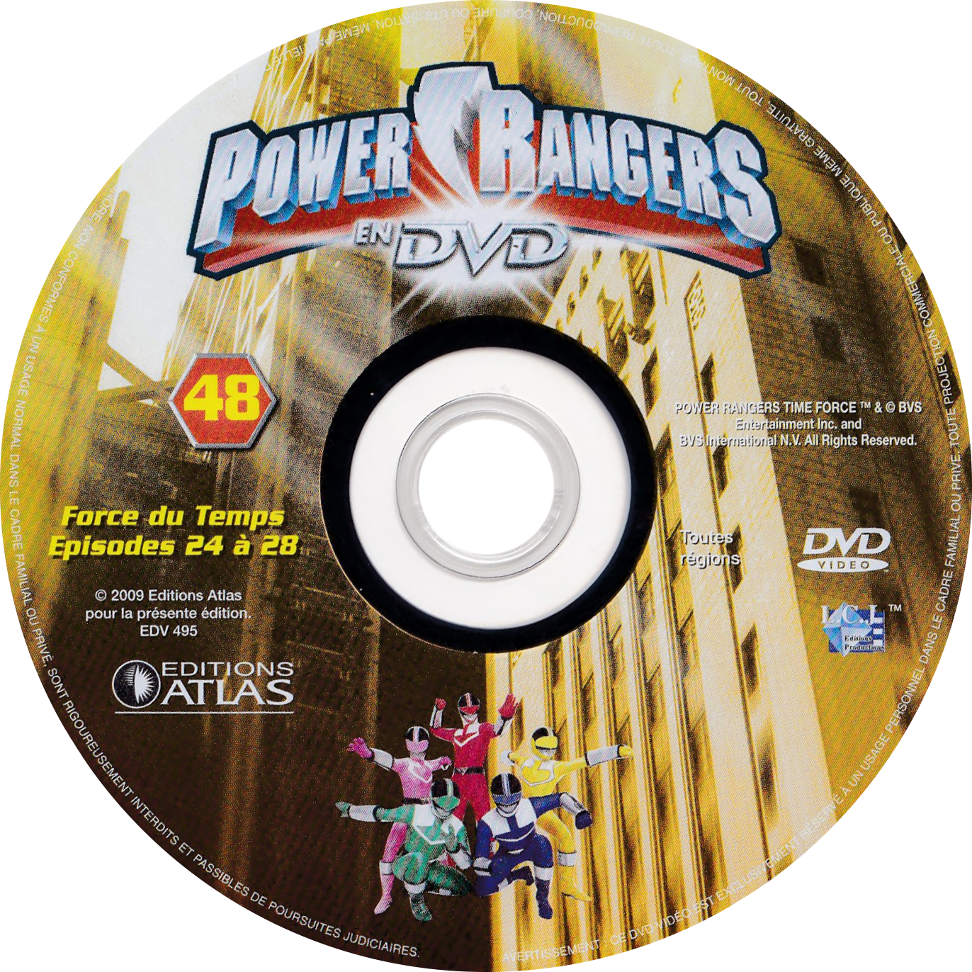 Power Rangers en DVD n°48