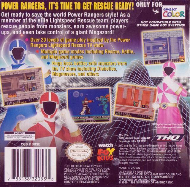 Power Rangers Lightspeed Rescue