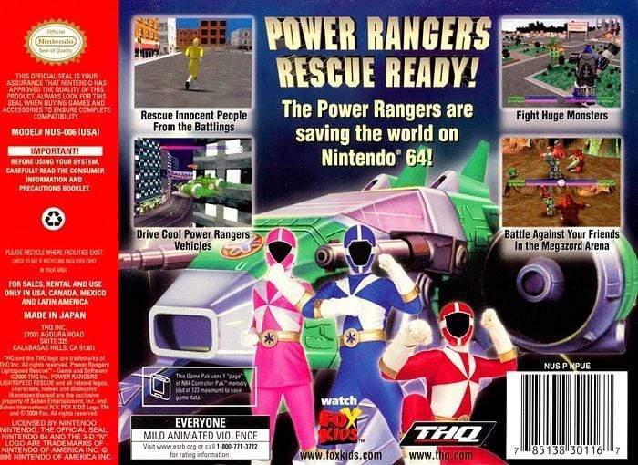 Power Rangers Lightspeed Rescue