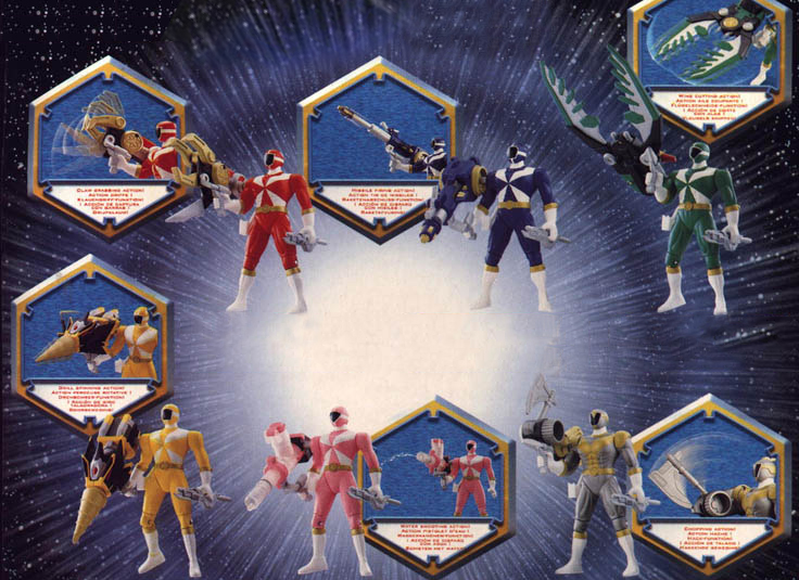 Figurines Power Rangers Sauvetage 12,5 cm