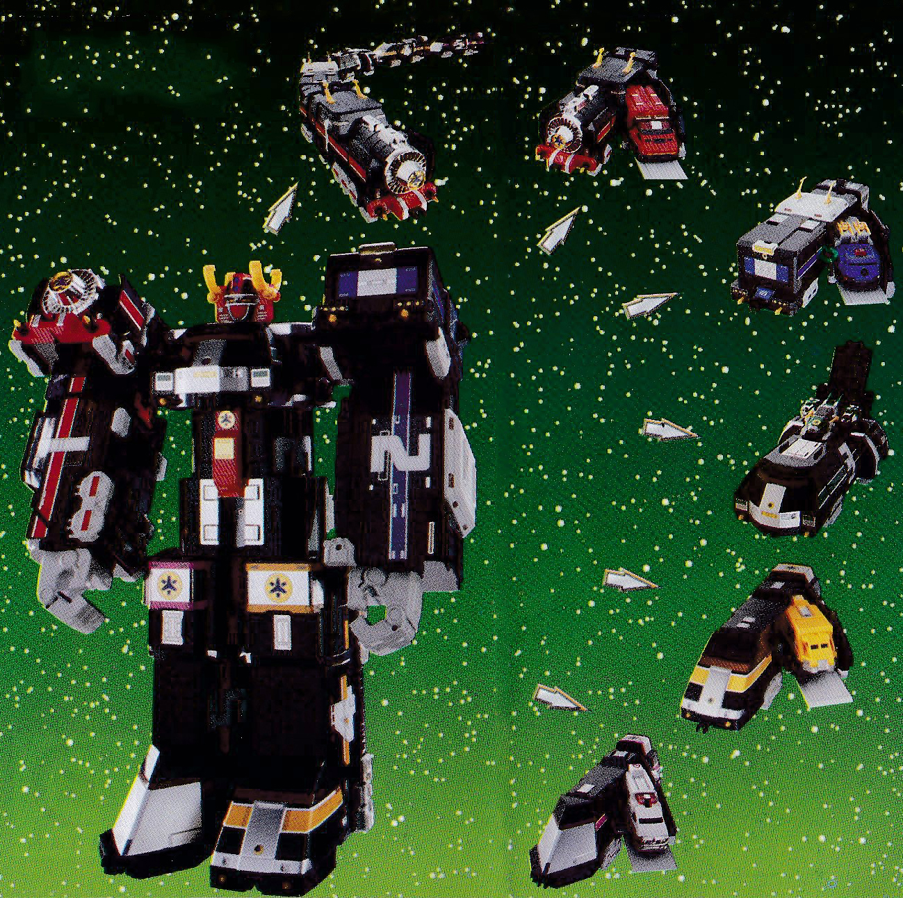 DX Supertrain Megazord