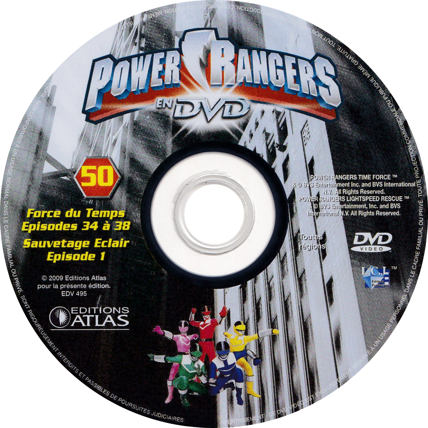 Power Rangers en DVD n°50