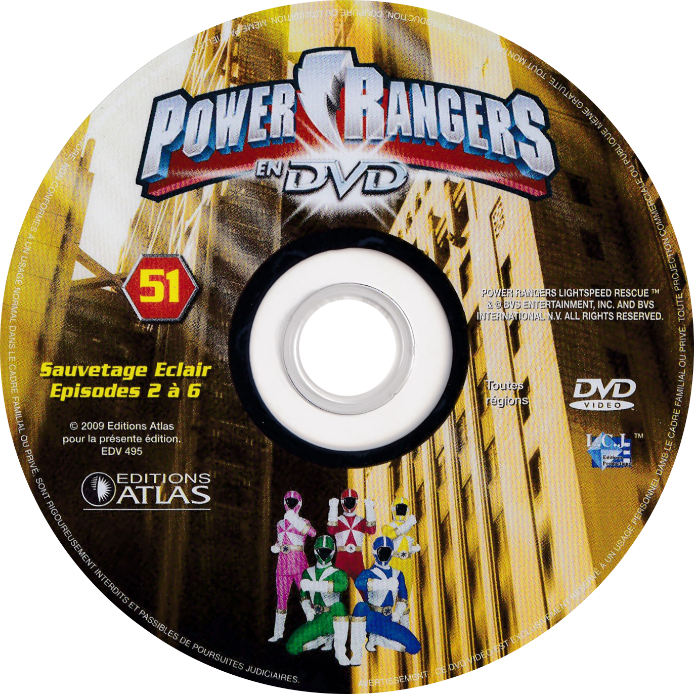 Power Rangers en DVD n°51