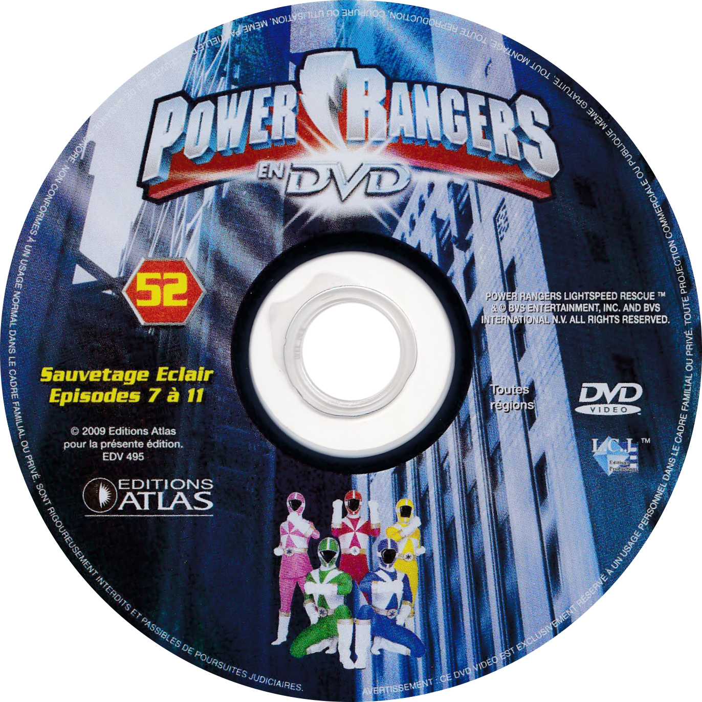 Power Rangers en DVD n°52