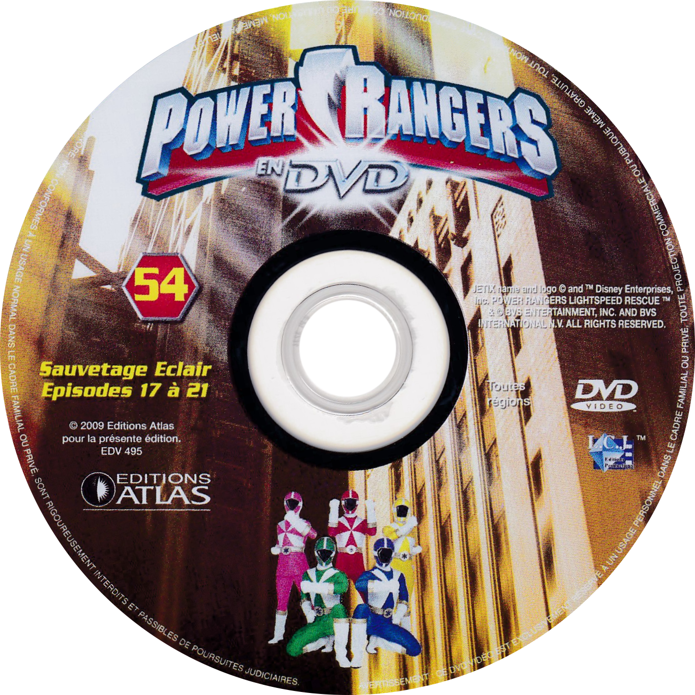 Power Rangers en DVD n°54