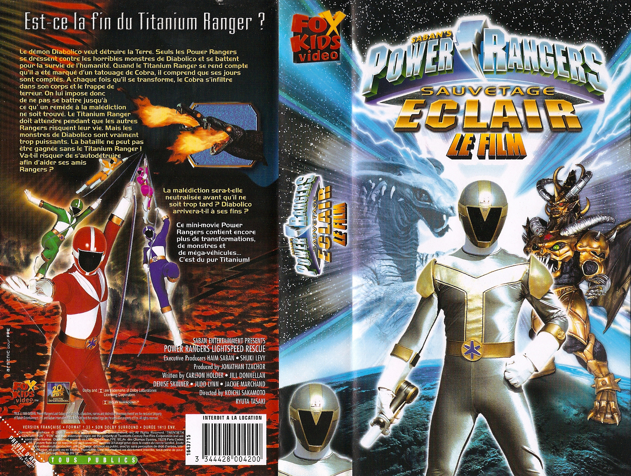 Power Rangers Sauvetage Eclair Le Film