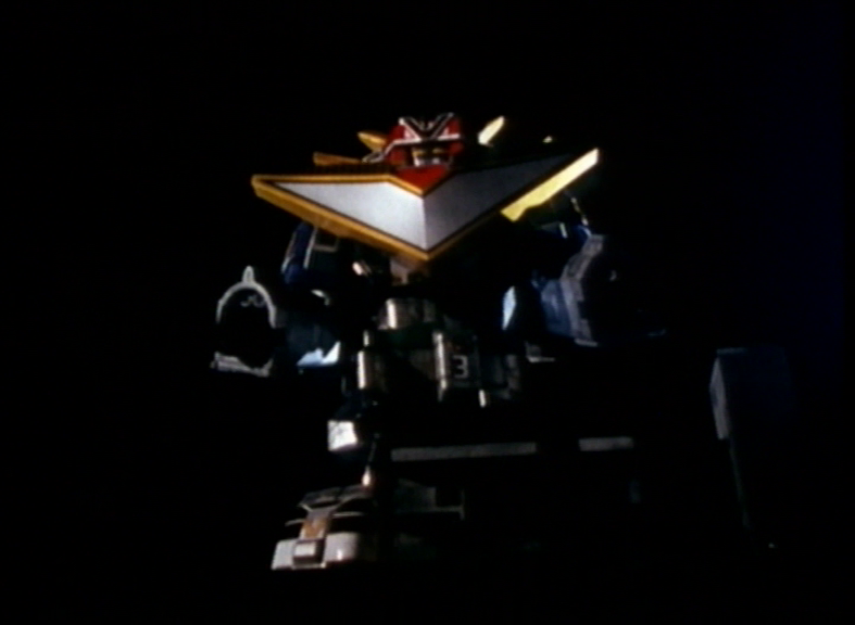 Megazord Omega avec les Lumières d'Orion