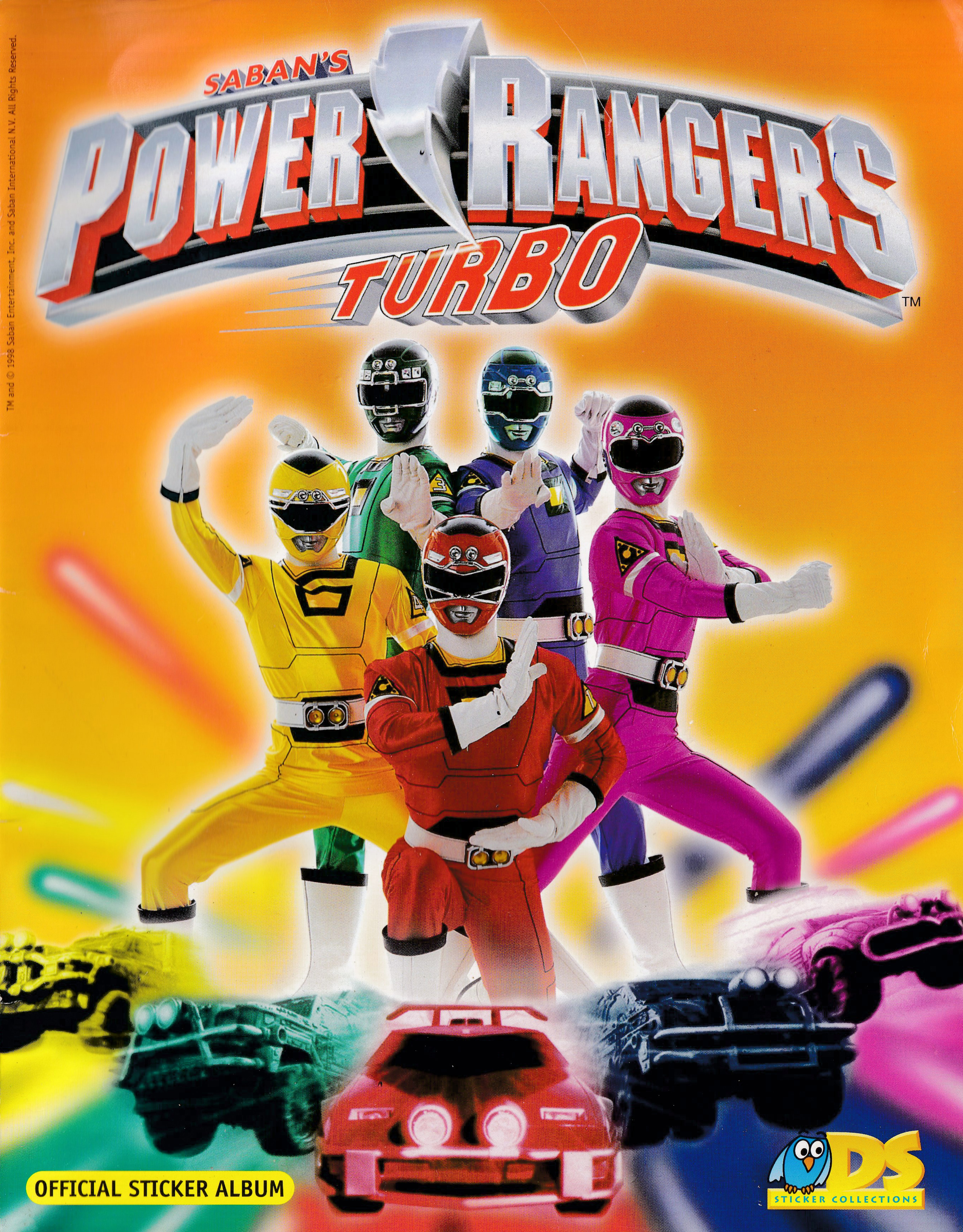 Power Rangers Turbo Official Sticker Album