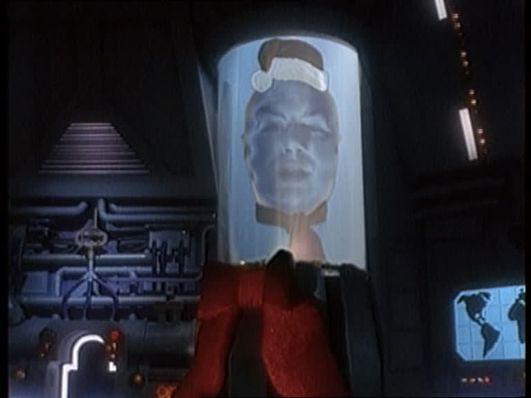 Zordon en Père Noël