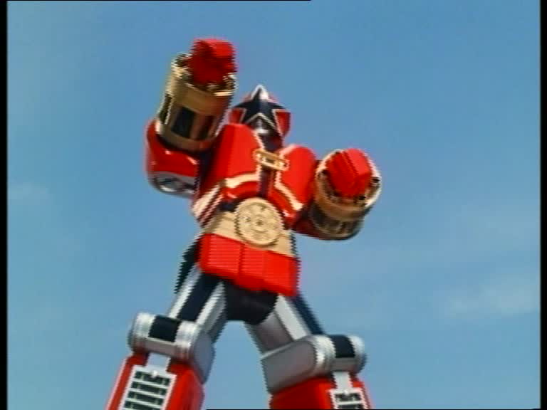 Zord de Combat Rouge