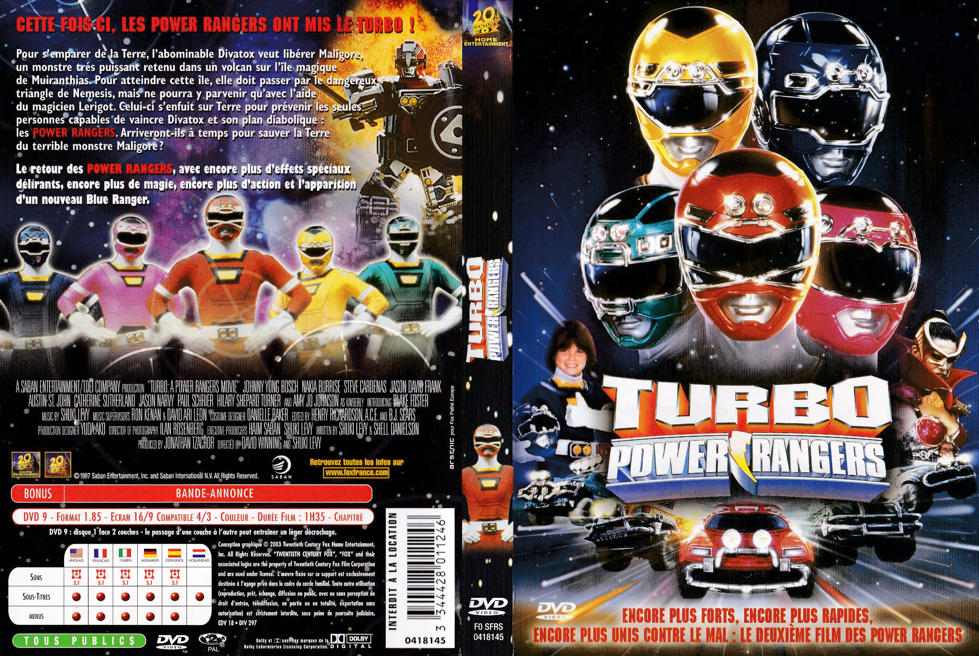 Turbo : Power Rangers