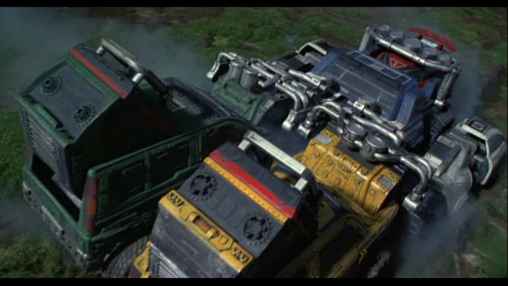 Formation du Turbo Megazord Formation du Turbo Megazord