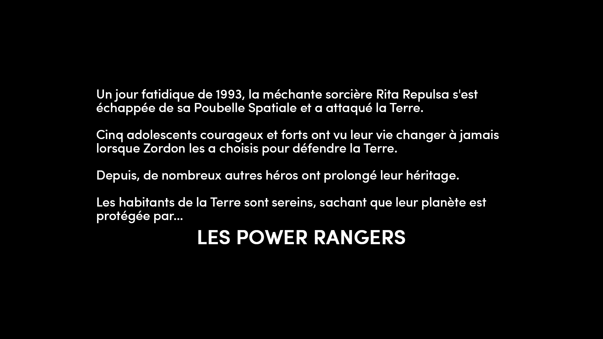 Power Rangers - Toujours vers le futur