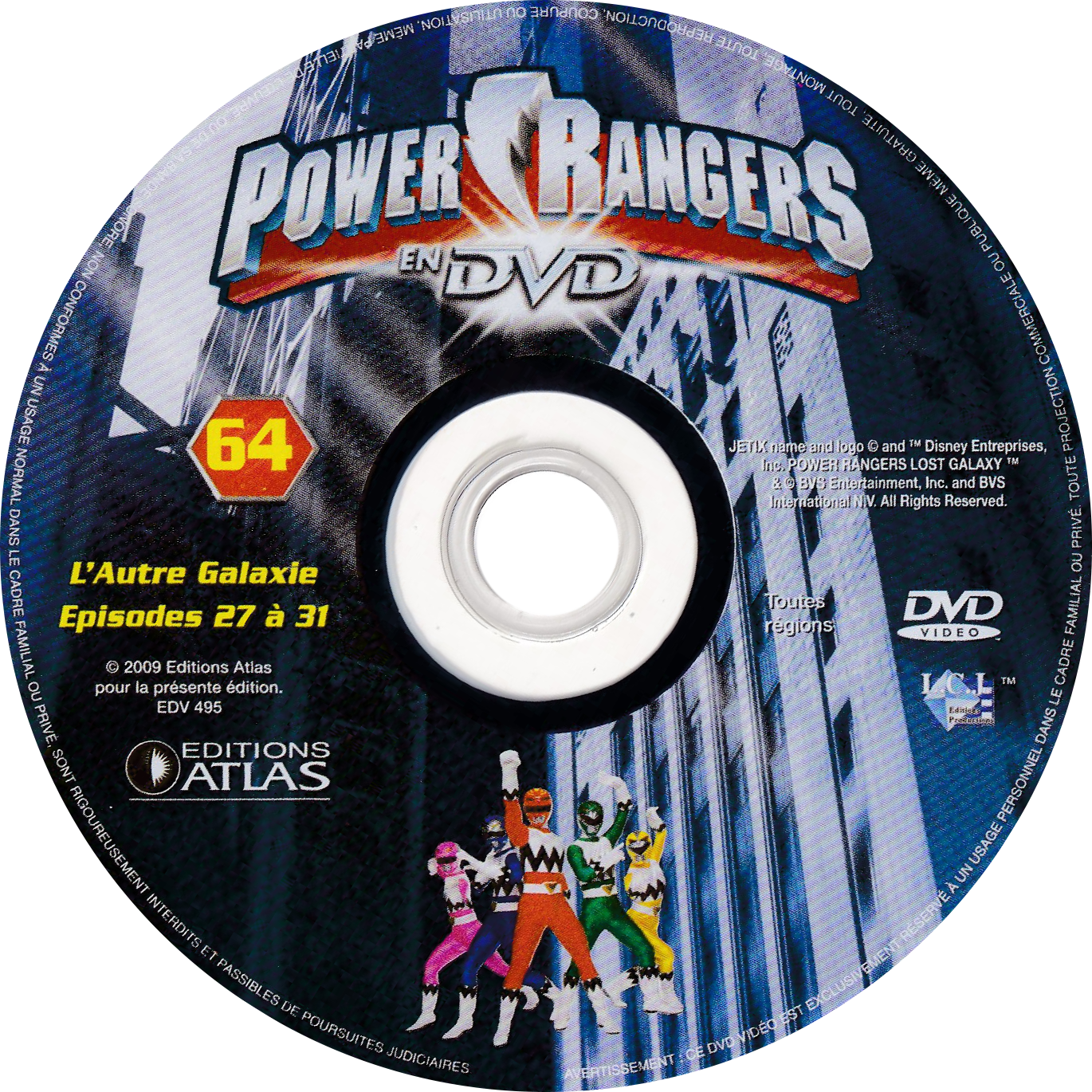 Power Rangers en DVD nÂ°64
