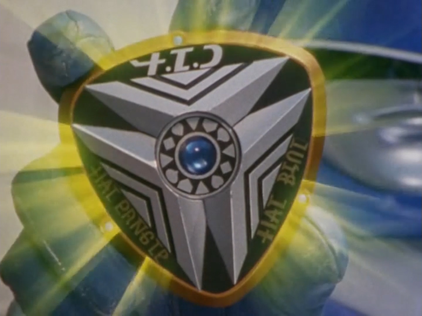 Badge Time Force du Ranger Bleu Badge Time Force du Ranger Bleu