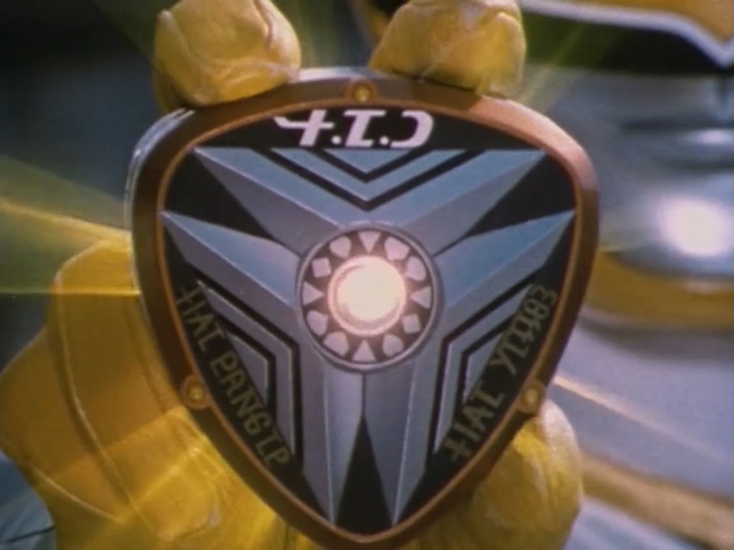 Badge Time Force du Ranger Jaune Badge Time Force du Ranger Jaune