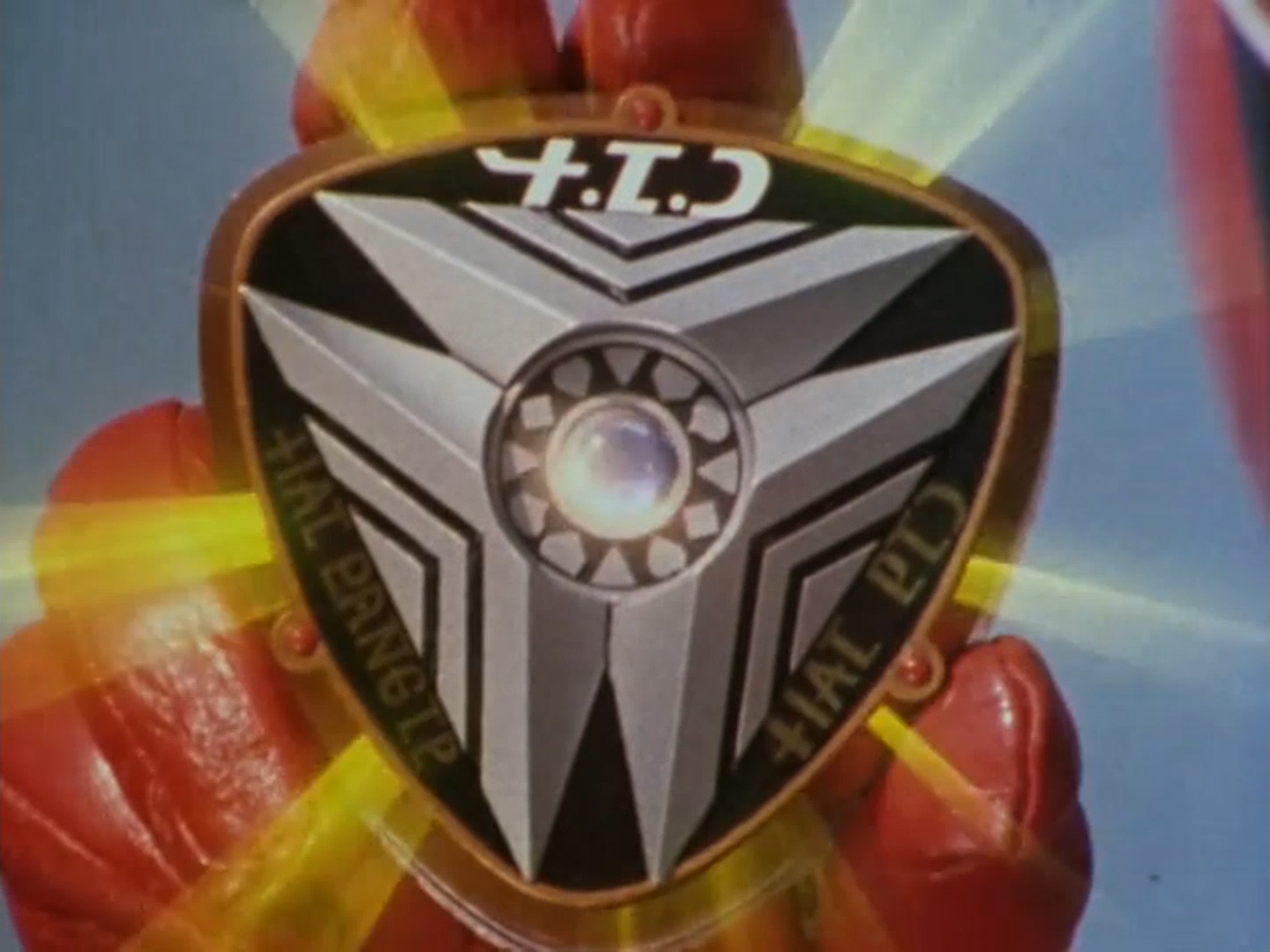 Badge Time Force du Ranger Rouge